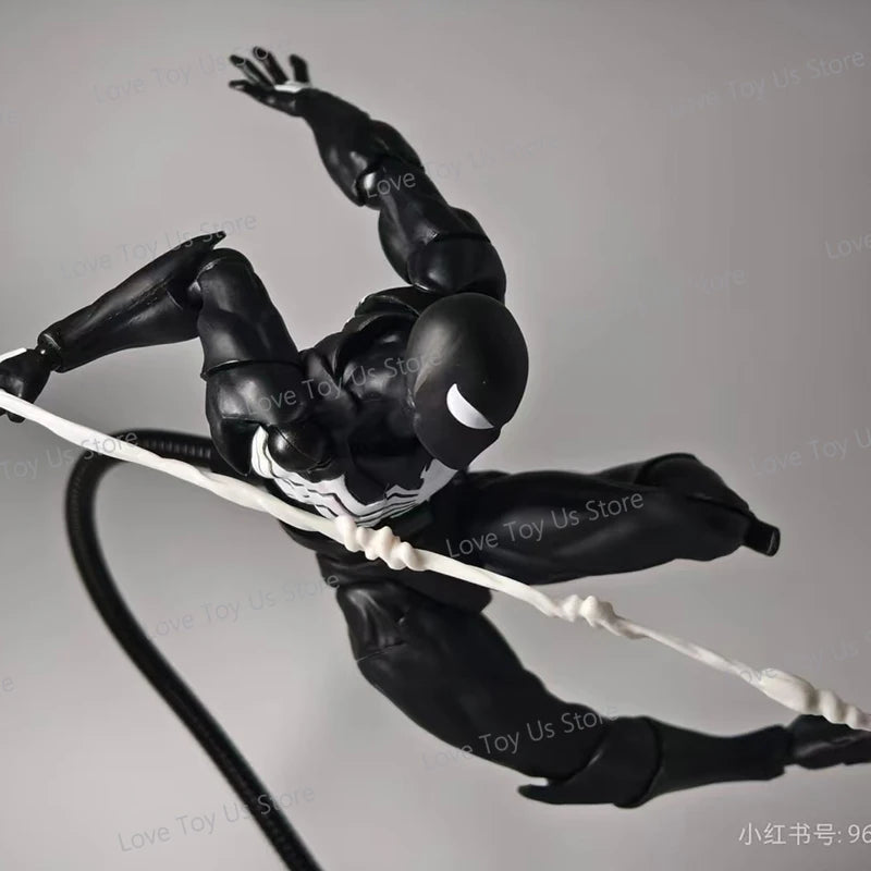 Original Mess Toys Spider Man Symbiote Spiderman Messtoys Black Suit Neighbor Scarlet Spider Anime Action Figure Gifts Toys