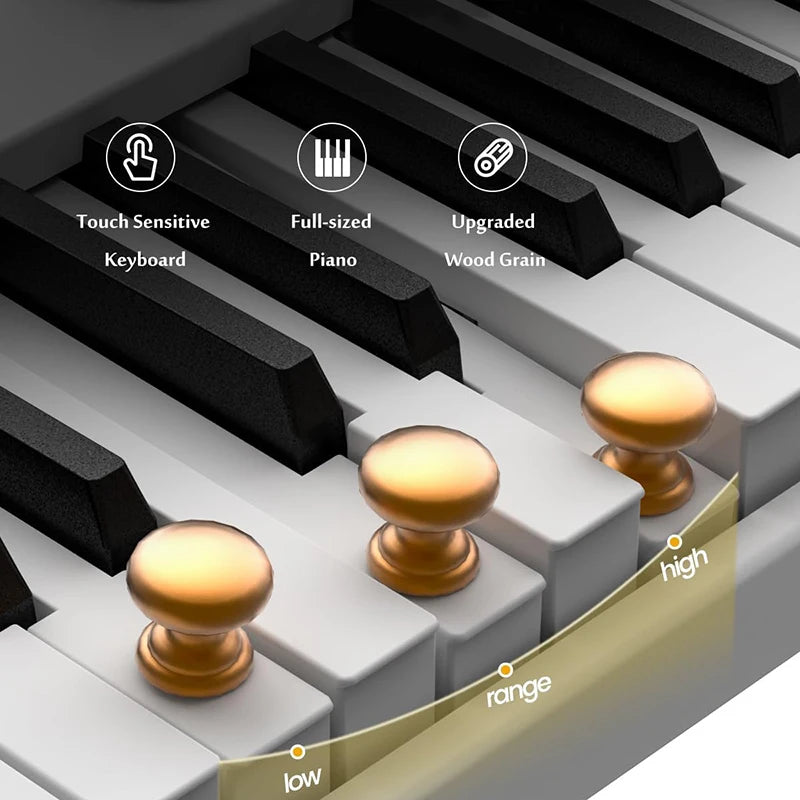 Clavier Midi Piano Weighted Musical Instruments Digital Piano 88 Weighted Key Professional Piano Weighted For Studio Use