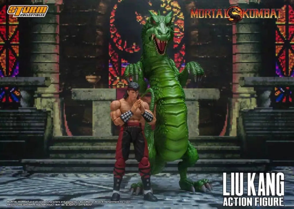 In-stock Storm Toys Mortal Kombat Liu Kang 1/12 Action Figure Model Collectible Gift
