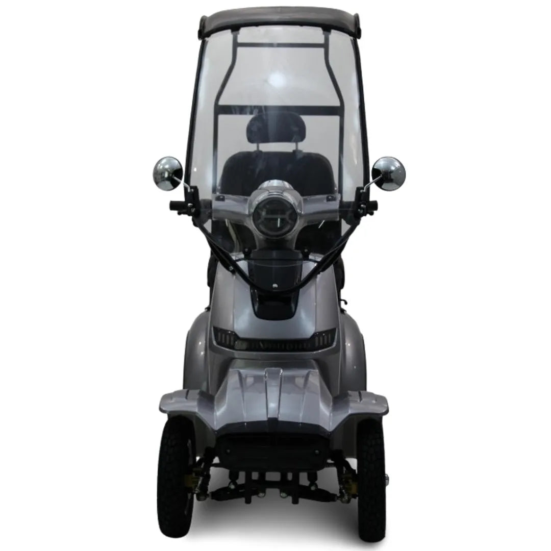 Modification Hot-selling 4-Wheel Electric Mobility Scooter with Canopy Roof Max 25km/h Long Range Outdoor Travel for Adult