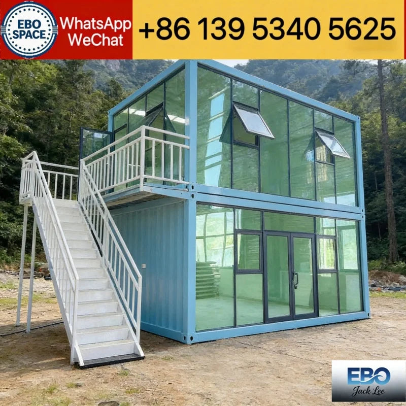 Made in China Customized Low-Cost Folding House Outdoor Garden Villa Container House with Shower and Kitchen
