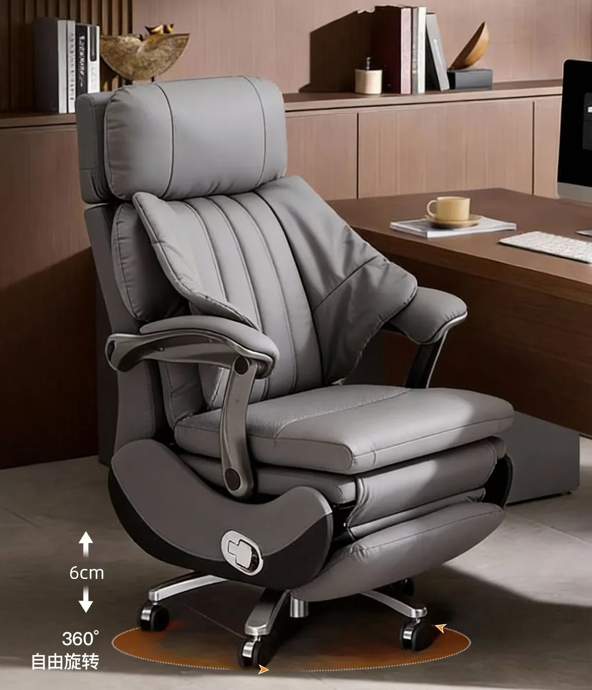 Hot sales Multi functional genuine leather elegant luxury gaming chairs cadeira gamer home furniture Ergonomically designed offi