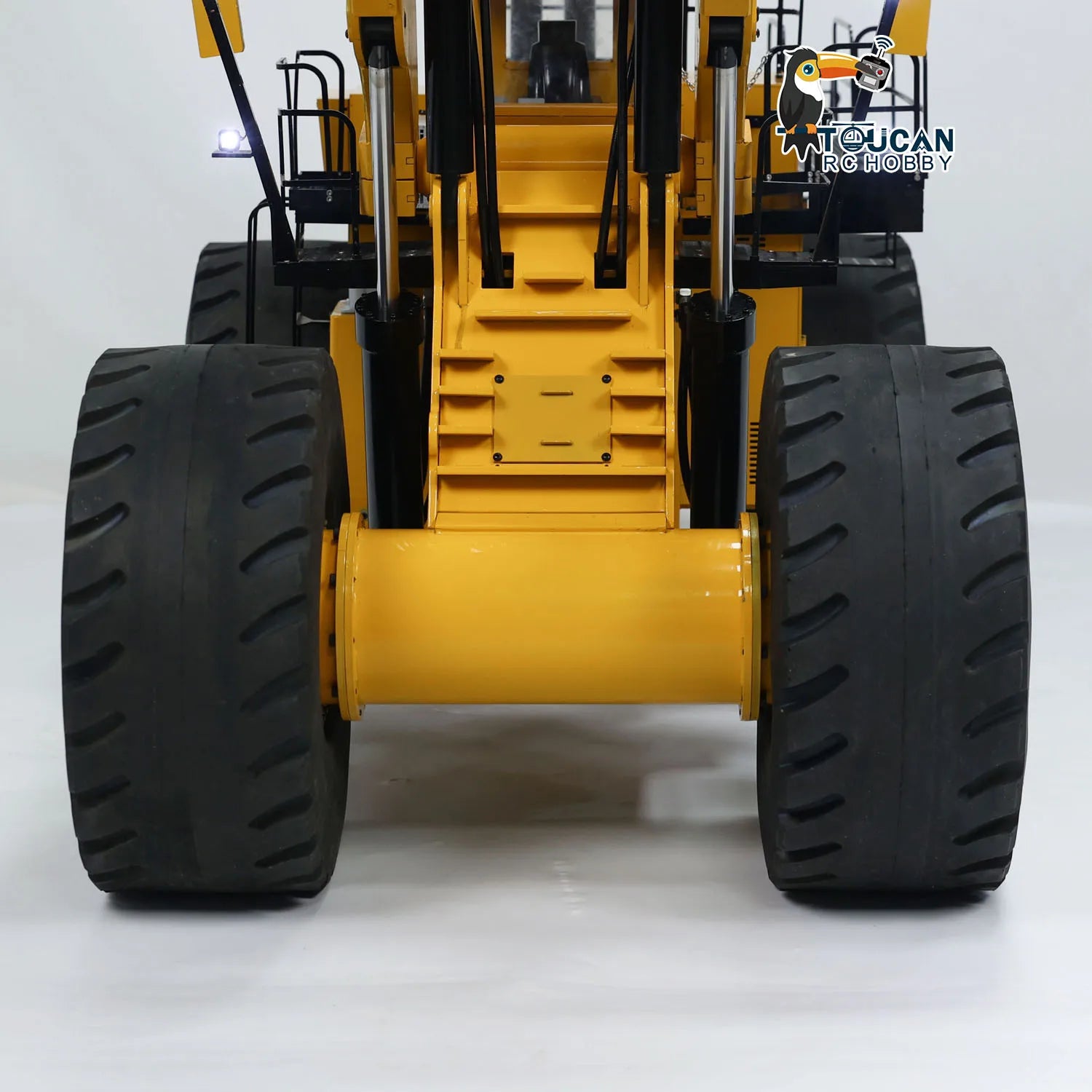 1/14 L2350 Heavy RC Hydraulic Loader RTR Machine FlySky ST8 Radio Control Construction Vehicle Car Smoking Unit Light Sound Toy