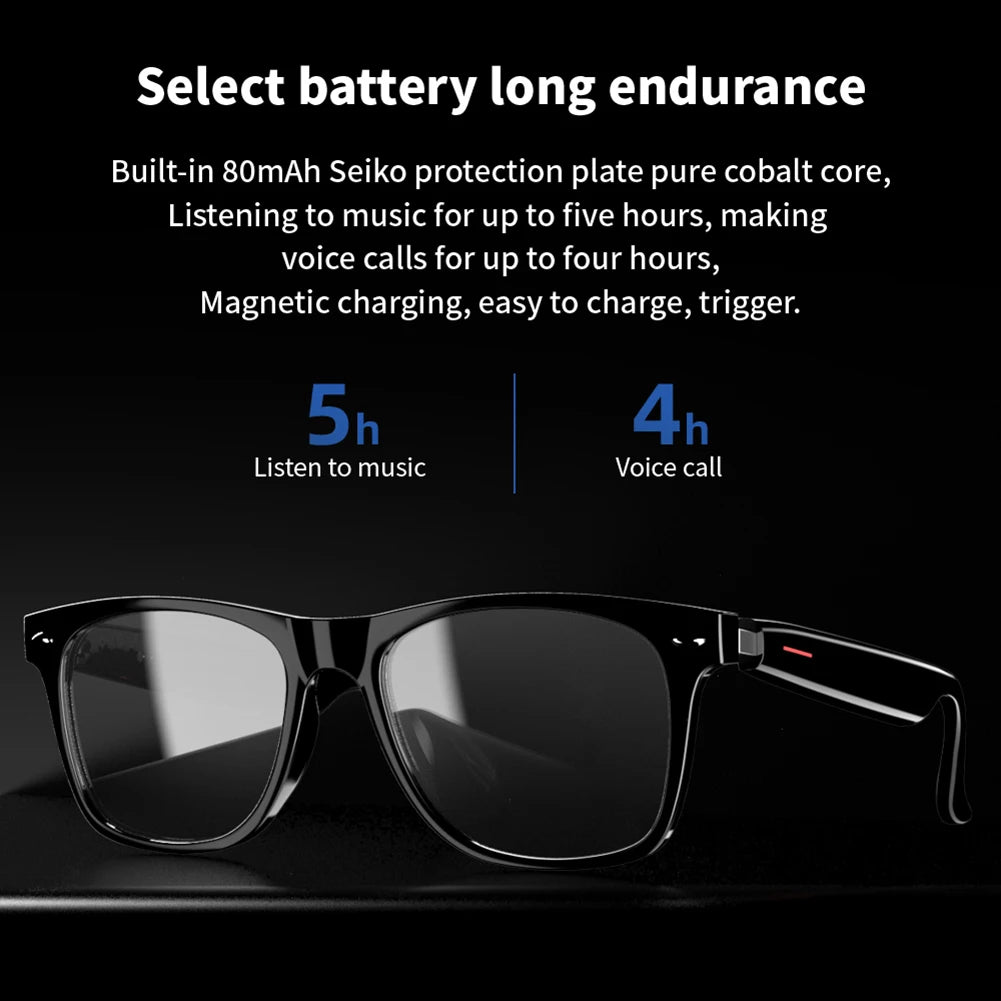 4-in-1 4K Smart AI Glasses 800W pixel AI Shooting Camera HD Photo Video Voice Call Translation Waterproof Bluetooth AI Glasses