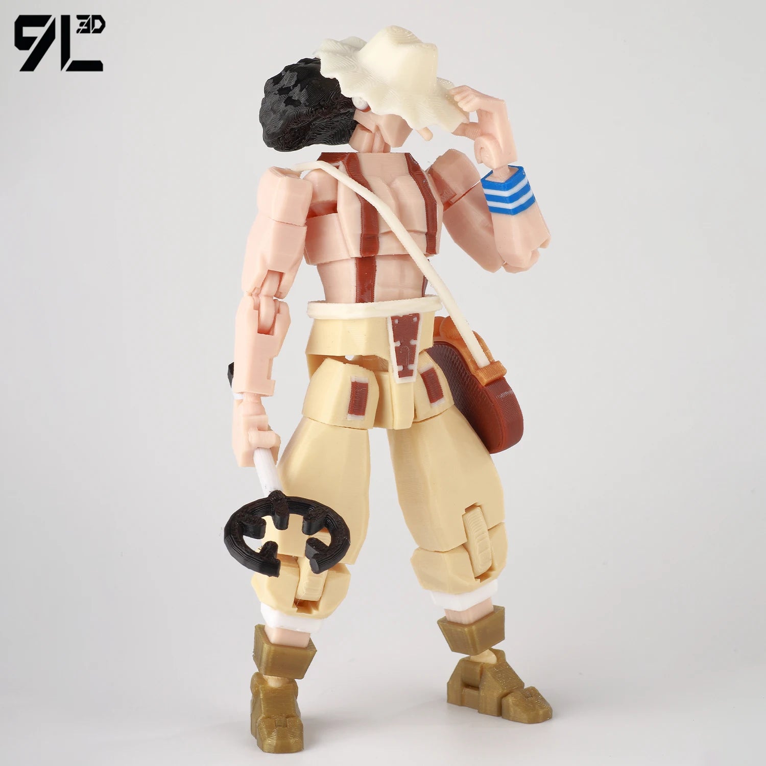 9L3D Printed Anime One Piece Naruto Demon Slayer Dummy13 Lucky T13 Movable Shapeshift Action Figures Mannequin Toys Collectors