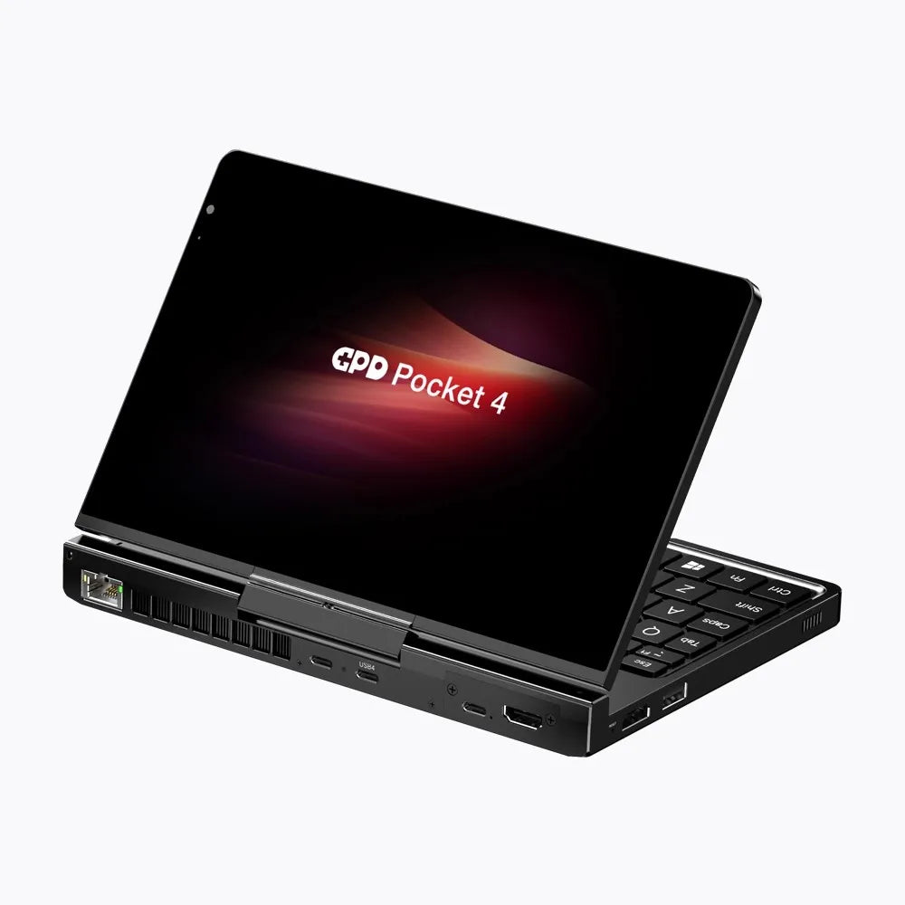 【Hot Sale】GPD Pocket4 2026 Latest AMD AI 9 HX 370/8840U 64GB 2TB NVMe 8.8" 2560×1600 144Hz 2-in-1 Laptop Tablet Palm Size MiniPC