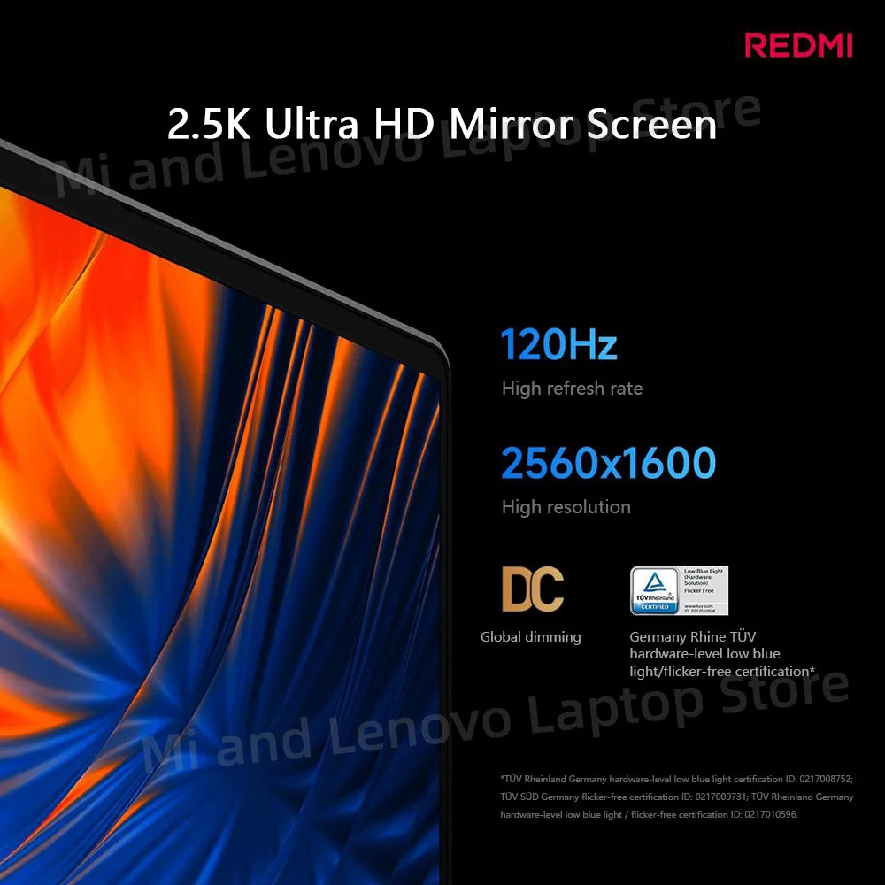 Xiaomi REDMI Book 16 2026 Ultra5-125H 32GB+1TB 16inch 2.5K 120Hz Screen Gray