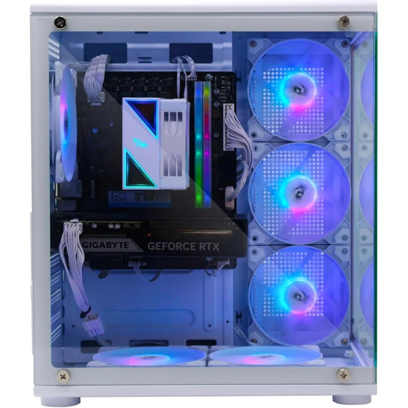 Gaming PC –  Core i5-14400F, RTX 5060Ti 16GB, 32GB DDR5, 1TB NVMe SSD 3300MB/s, 700W PSU, ARGB ATX Case with 6 ARGB Fans & Remot