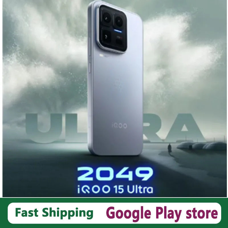 DHL Fast Delivery Vivo Iqoo 15 Ultra Cell Phone Snapdragon 8 Elite Gen 5 OTA 6.85" AMOLED 144HZ 7400mAh 50.0MP 100W Charge IP69