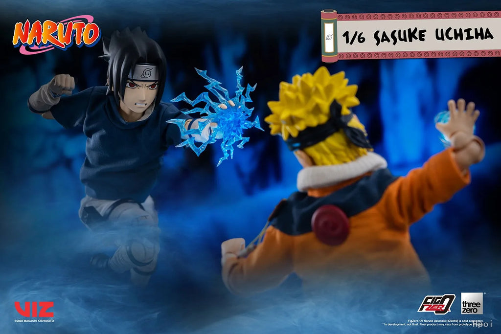Threezero Genuine FigZero Series Naruto Uzumaki Kakashi Hatake Uchiha Sasuke Japanese Anime 1/6 Scale Action Figures Model Toys