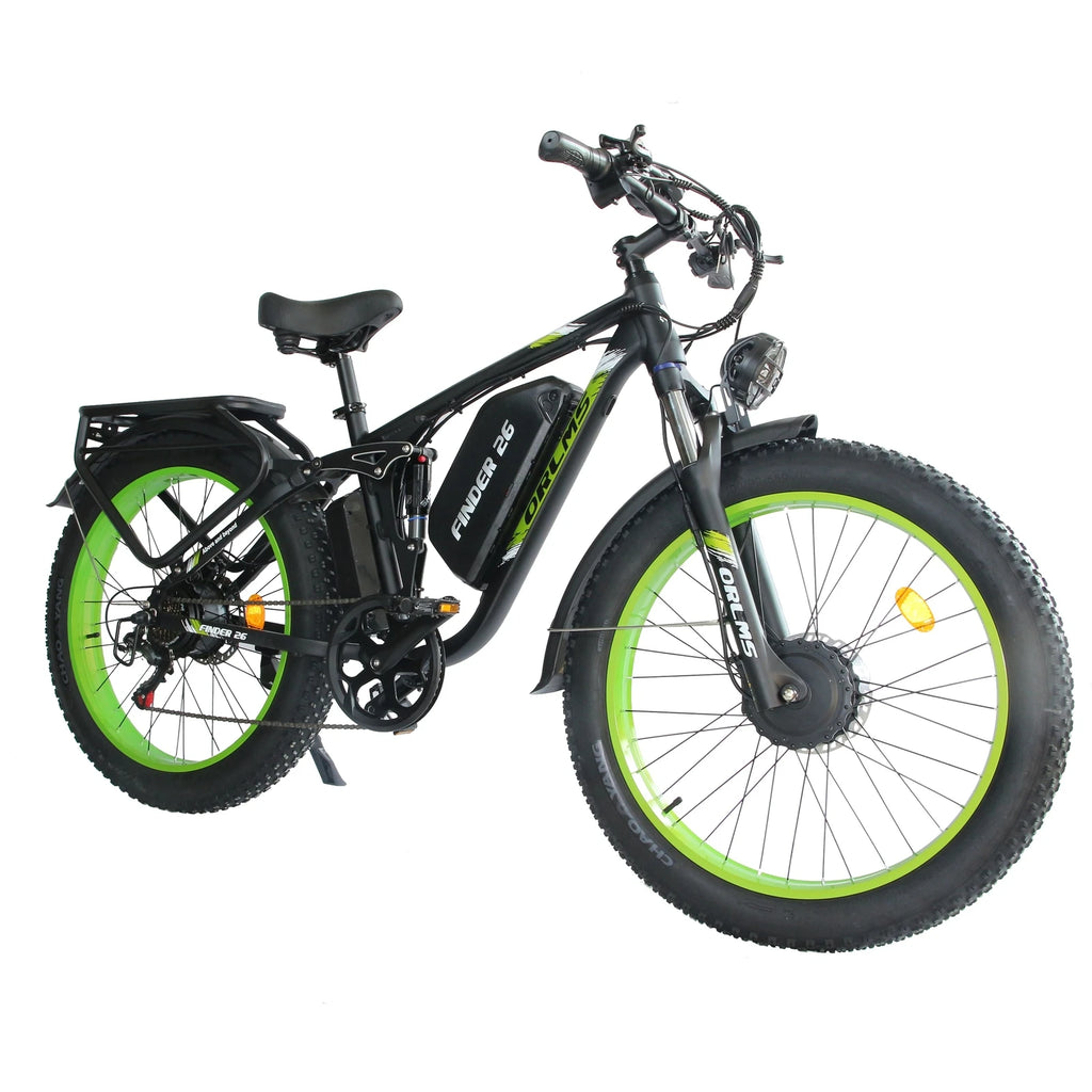 New 26" Electric Bike 3000W Peak E-Bike 52V 25AH Bicycle  60KM/h Max Fat Tyre
