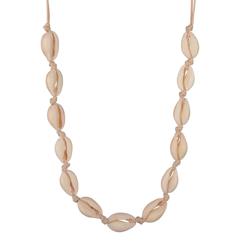 SUMENG Boho Beach Bohemian Choker Necklaces For Women Girls Summer Fashion Jewelry Chained Shell Pendants Necklace Gifts
