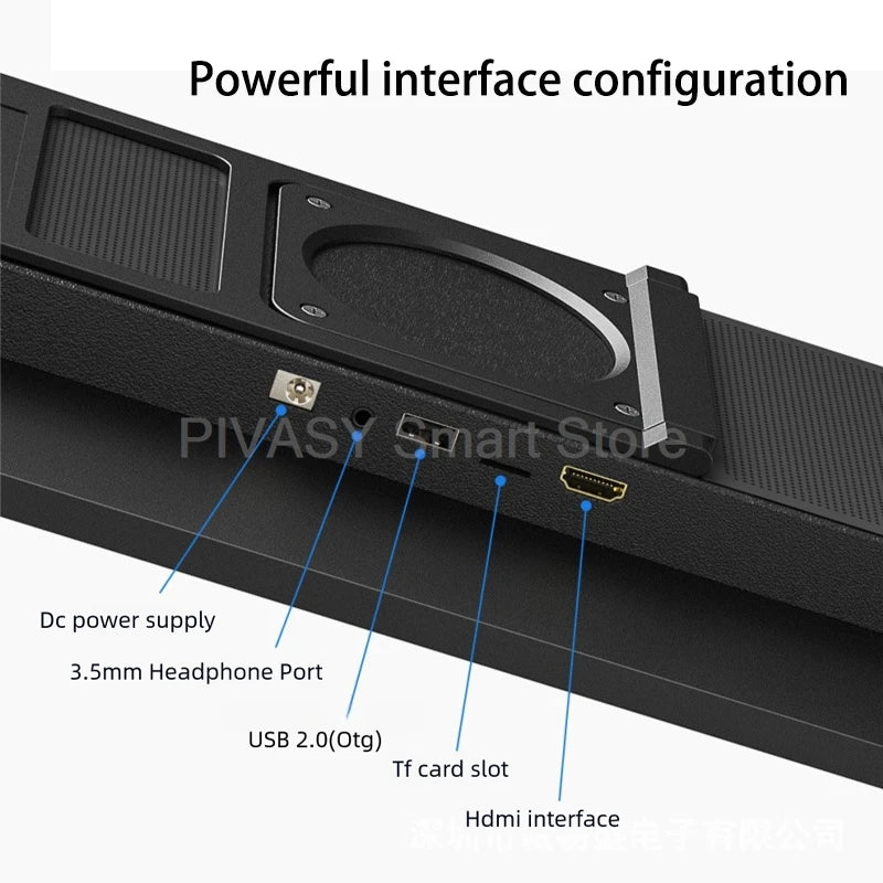 18.5 Inch Wireless/Wire Portable Monitor Smart Screen With 5GHz WiFi For Laptop Phone U Disk Video Playback Multi Screen Display