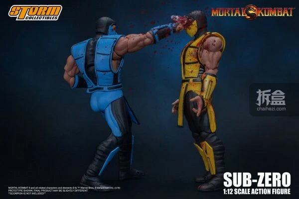Storm Toys Genuine Mortal Kombat Series Fire Dragon Sub-Zero Motaro Lu Kang Goro Fighting Game 1/12 Action Figures Model Toys