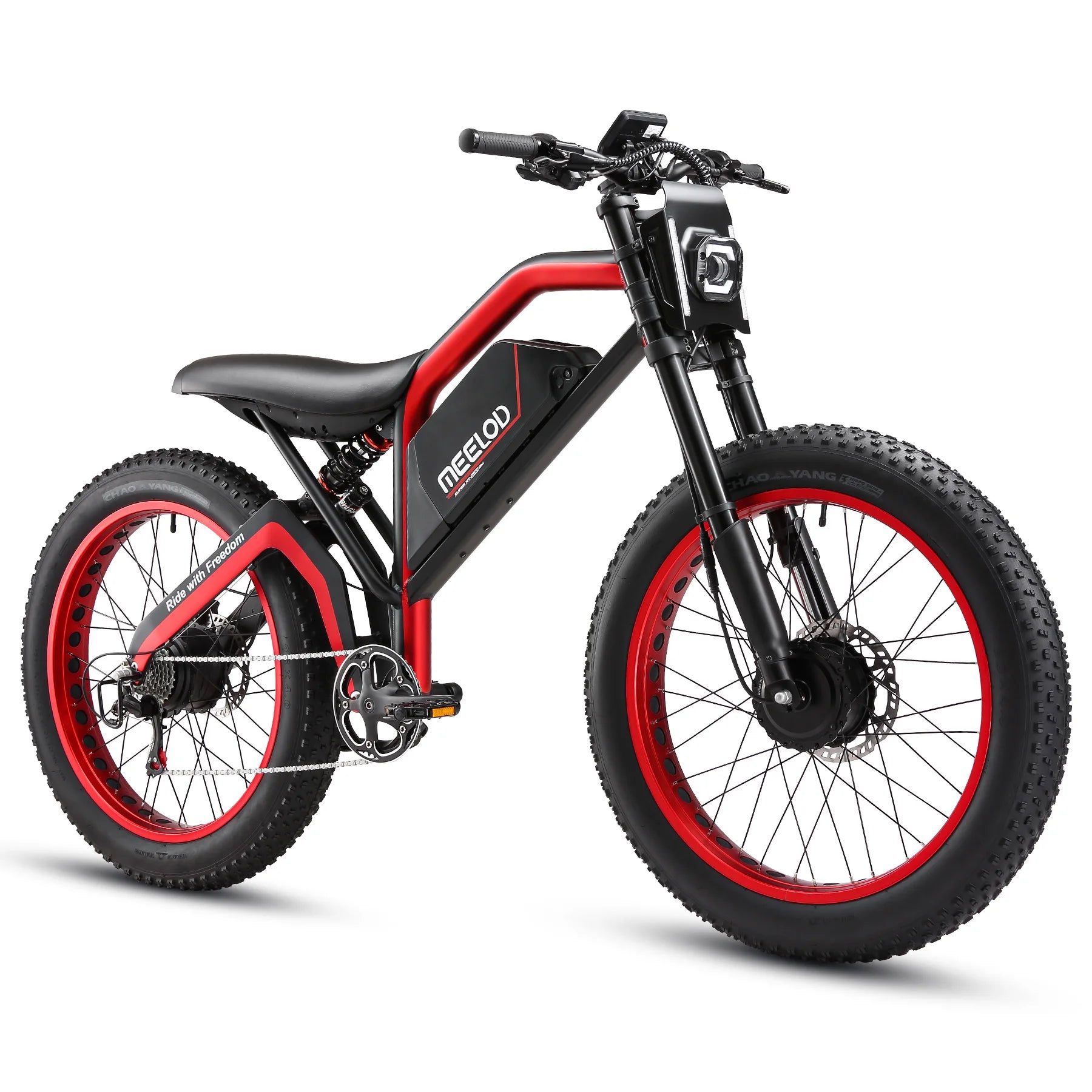 MEELOD XT600DL  Adult E-bike 26-inch Fat Tire E-Mountain bike 1000W*2 motor  52V25Ah battery commute Electric Bike