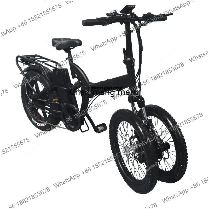 D185 three-wheeled electric moped three-wheeled  bicycle folding  three-wheeled moped