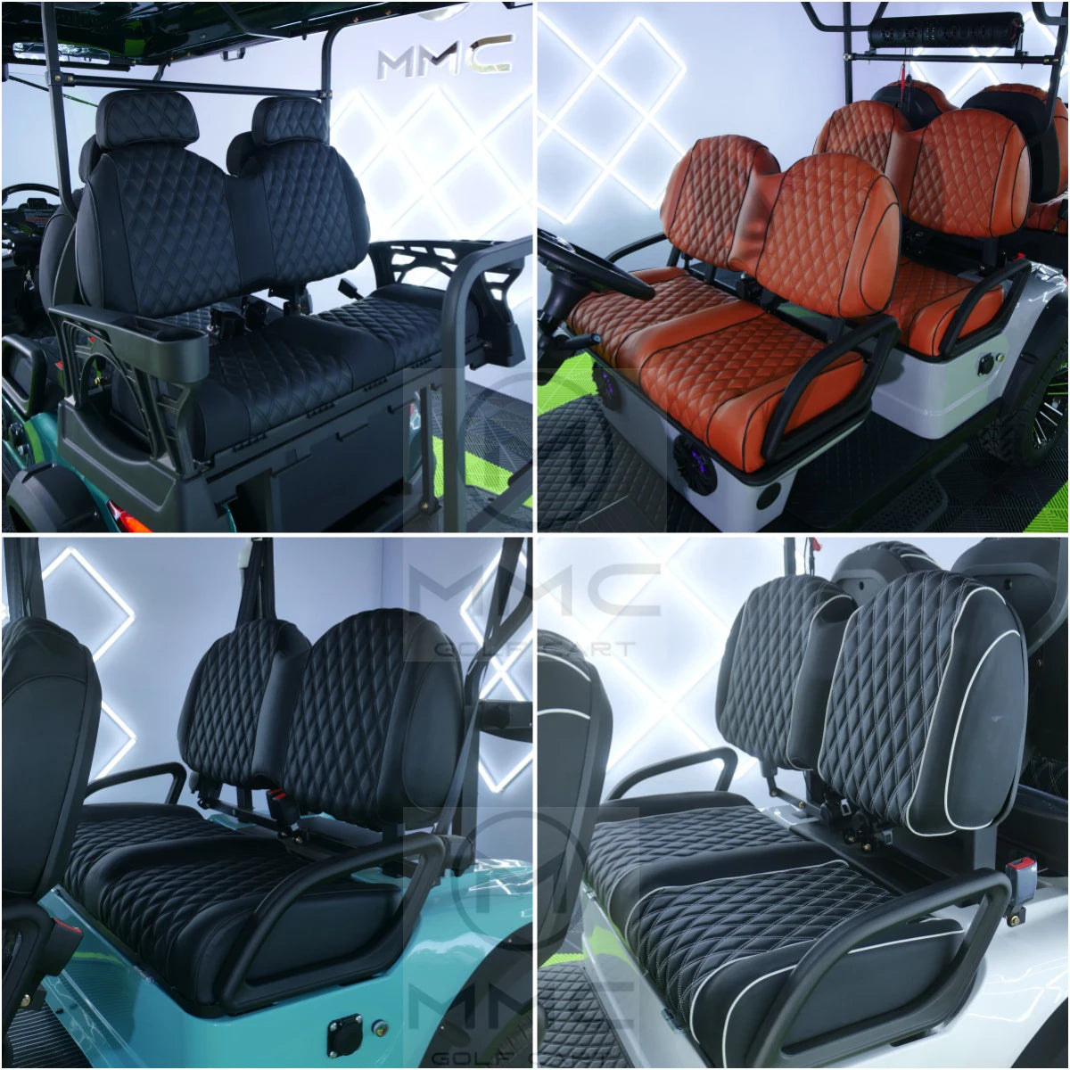 4WD Brand New Utility Vehicle Hunting UTV 4 Seater Golf Car Buggy 10KW 72V Lithium Battery Club Car Off Road Electric Golf Cart