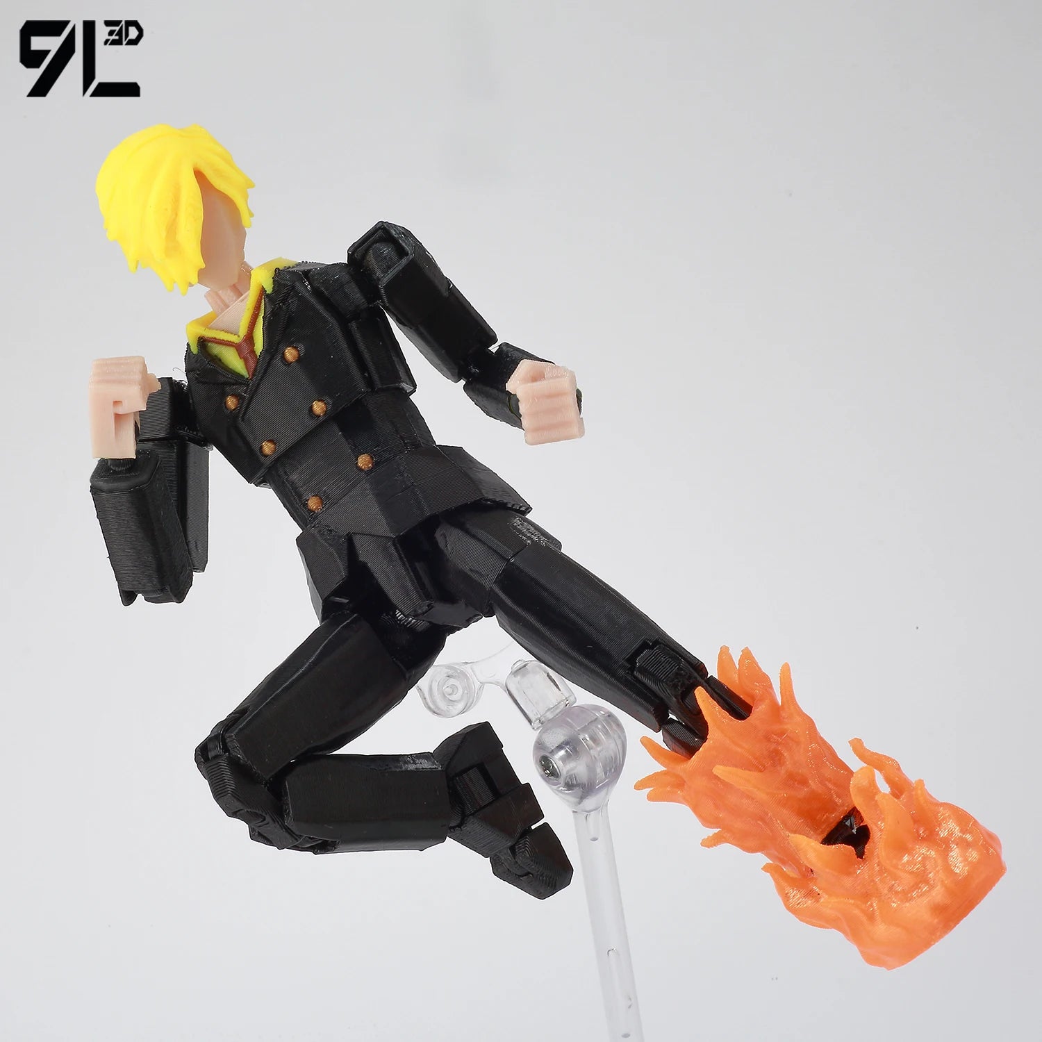 9L3D Printed Anime One Piece Naruto Demon Slayer Dummy13 Lucky T13 Movable Shapeshift Action Figures Mannequin Toys Collectors