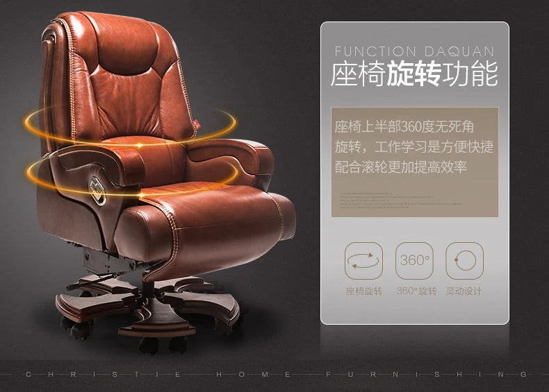Office Chair Makeup Chairs Living Room Chaise Longue Leather Student Furniture Luxury Comfortable Game Kneeling Silla Armchair