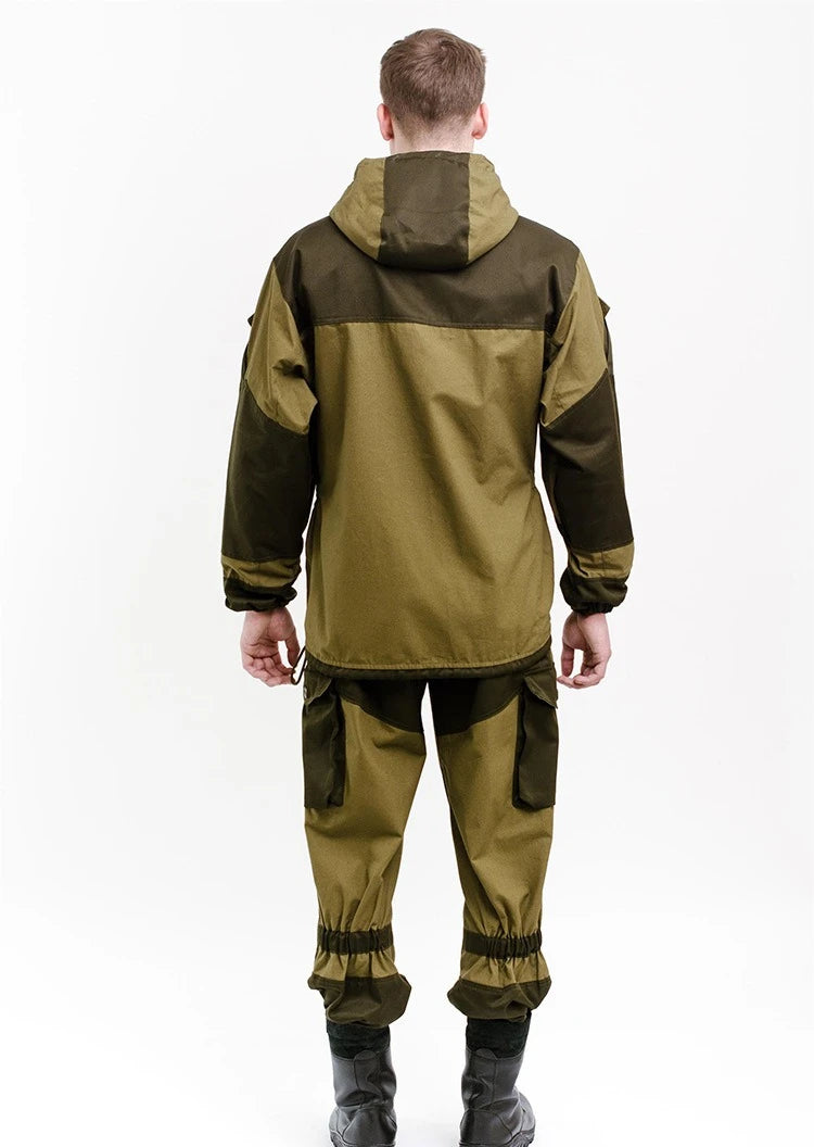 Hunting Clothes Set Gorka-3 Russian Mountain Tactical Suit Горка Camo Combat Uniform Men Outdoor Training Jacket Clothing Suits