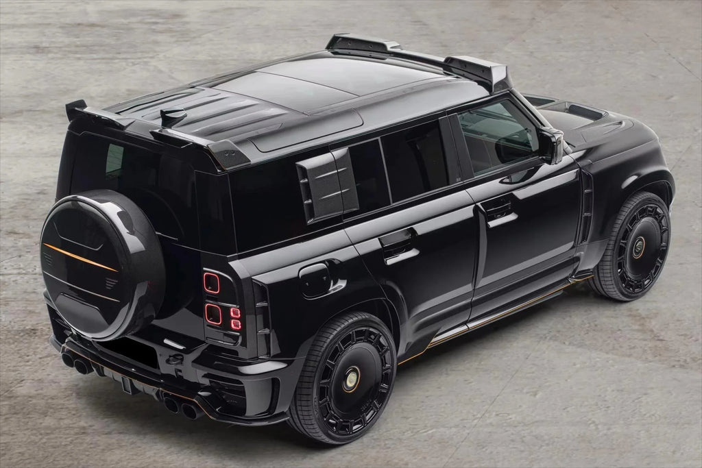 For Defender Upgrade MSY Style Carbon Fiber Body Kit with Front Lip Diffuser Spoiler Wheel Car Accessories