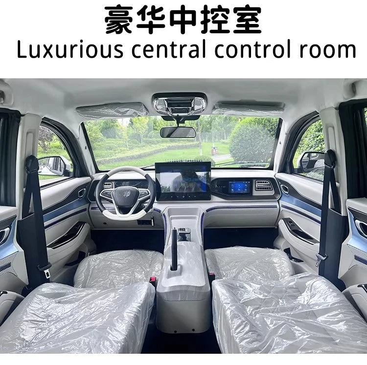 2025 new four-wheeled electric vehicle, fully enclosed for household use, air-conditioned oil-electric dual-purpose