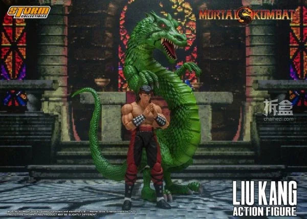 Storm Toys Genuine Mortal Kombat Series Fire Dragon Sub-Zero Motaro Lu Kang Goro Fighting Game 1/12 Action Figures Model Toys