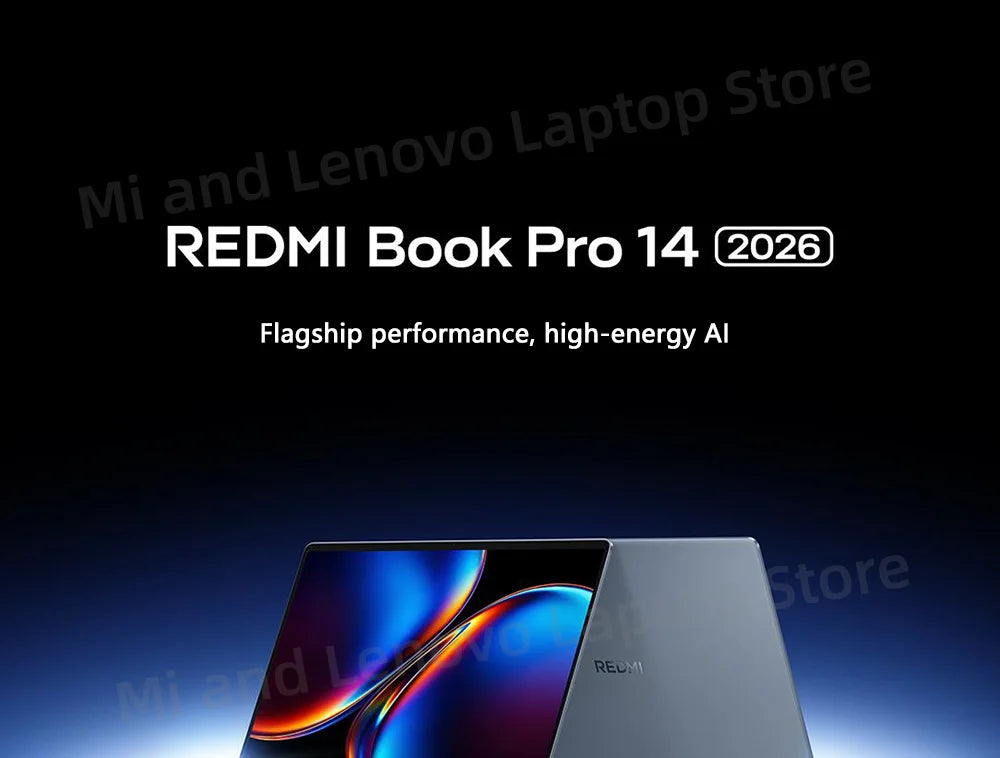 Xiaomi REDMI Book Pro 14 2026 Ultra5-338H/Ultra7-358H 32GB+1TB 14inch 2.8K 120Hz Screen Blue