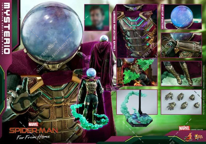 Limited Stock MMS556 1/6 Scale Collectible Figure Mysterio Marvel Super Villain 12" Full Set Male Soldier Action Figure Model