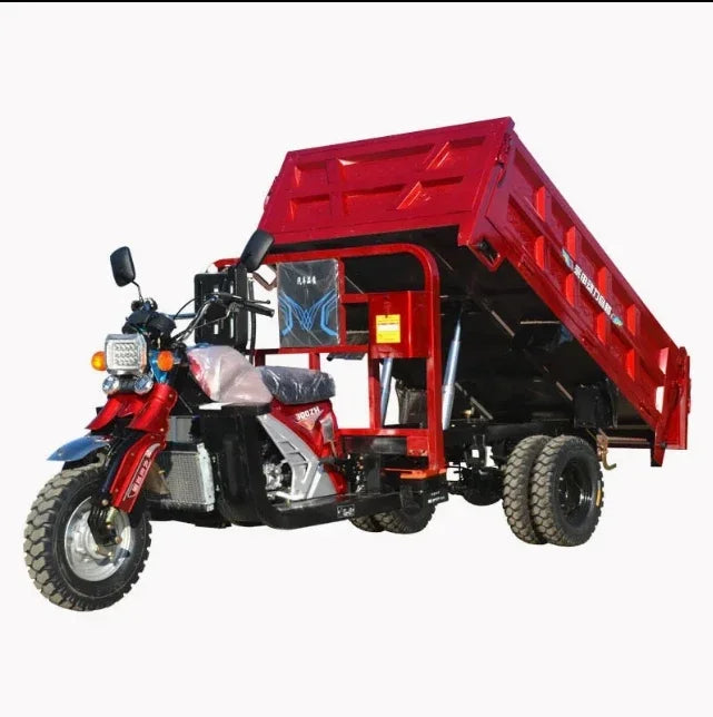 250cc 350cc Dump Cargo Motor Tricycle Motorcycle for Adults Petrol Fuel