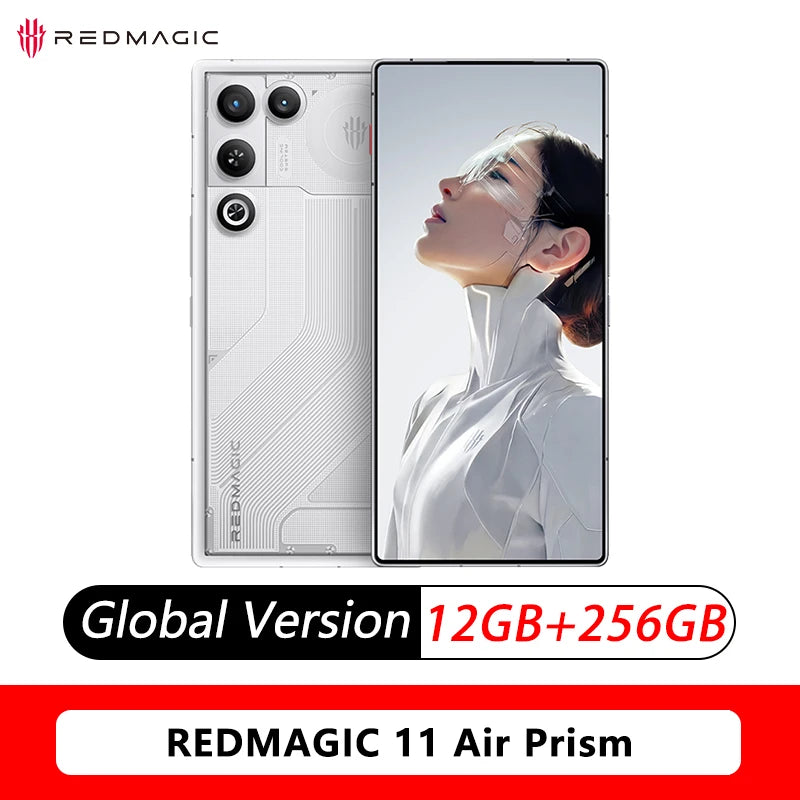 Global Version Redmagic 11 Air Snapdragon 8 Elite 6.85 1.5K Full Screen 2688*1216 144Hz 50MP Hurricane4.0 Active Cooling 7000mAh