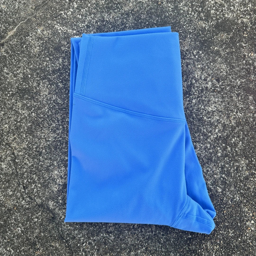 High Strength Compression Solid Color Soft Women Sport Pant Tight Butter High Waist Yoga Legging Athletic Gym Comprehensive Wear