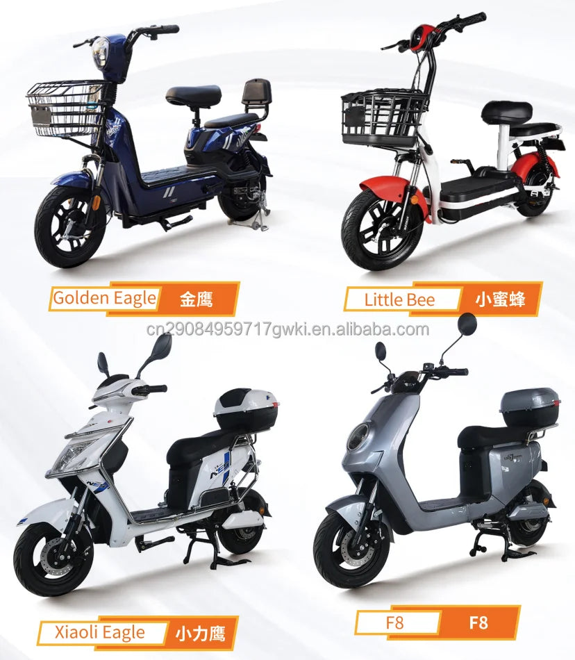 Custom 2000W 2 Seaters Electric Motorcycle Chopper Street Mopeds Motor Bike 60V 12-45Ah Long Range