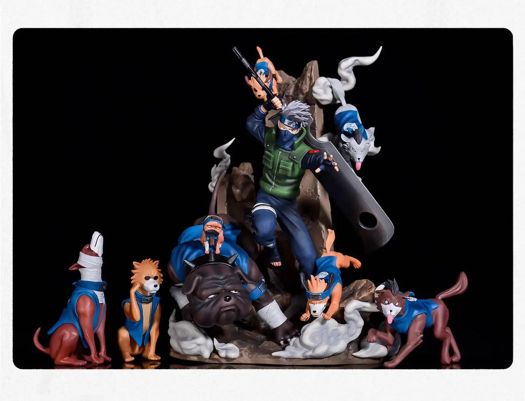 Naruto Shippuden Anime Figures Hatake Kakashi GK Oversize Model 36cm Action Figure Statue PVC Figurine Figma Collectible Toys