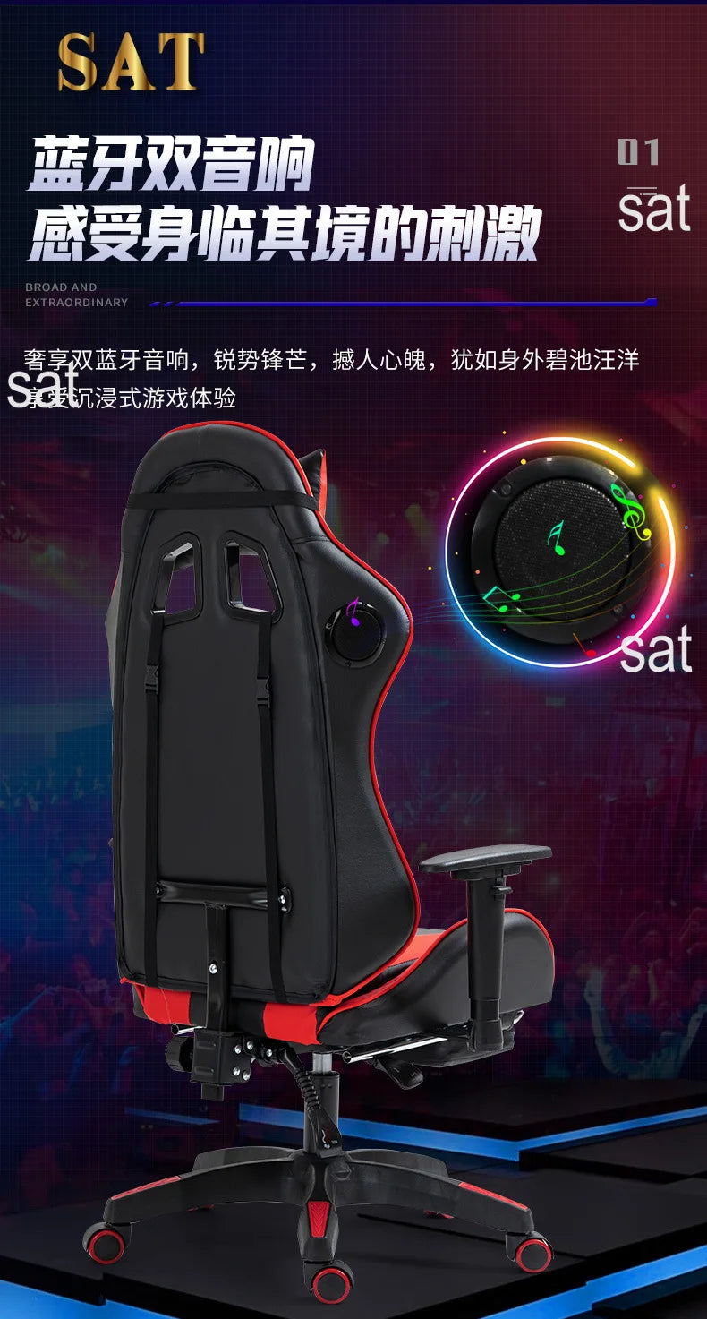 Rgb Leather Ergonomic Computer Chair Office Anji Gamer Pc Racing Game Scorpion Wholesale Gaming Chair Fabric and Table Chairs