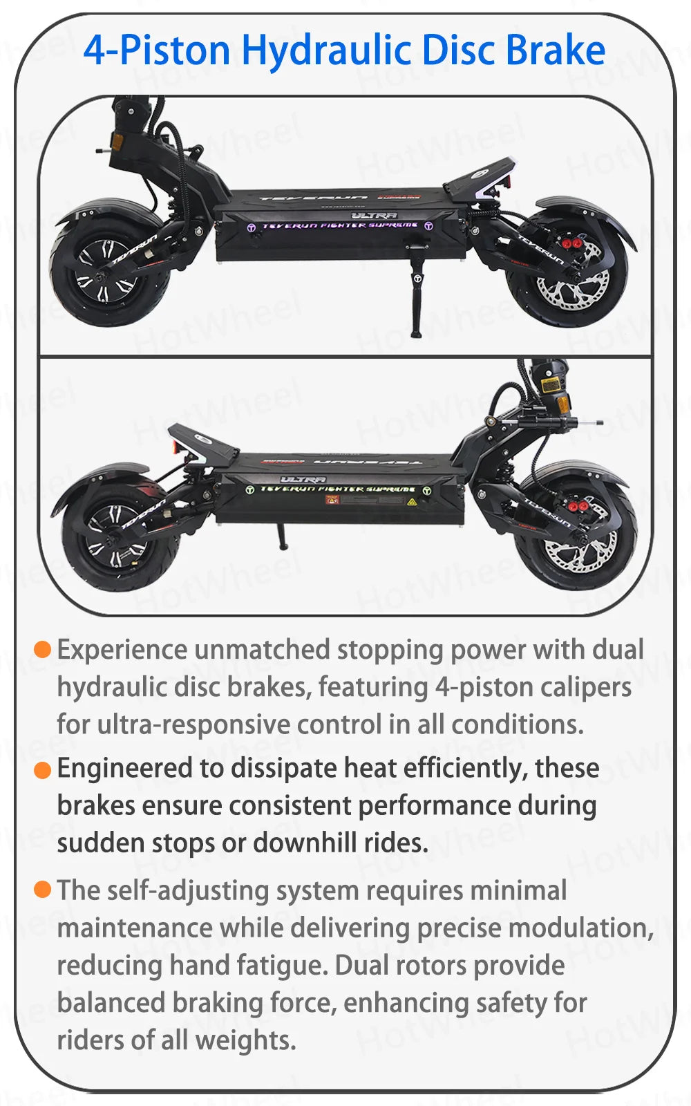 TEVERUN For Supreme Ultra V4 4000W 2000W*2 Dual Motor 72V 60Ah Battery 11inch Tire 4inch Display PKE Four-Piston Brake System