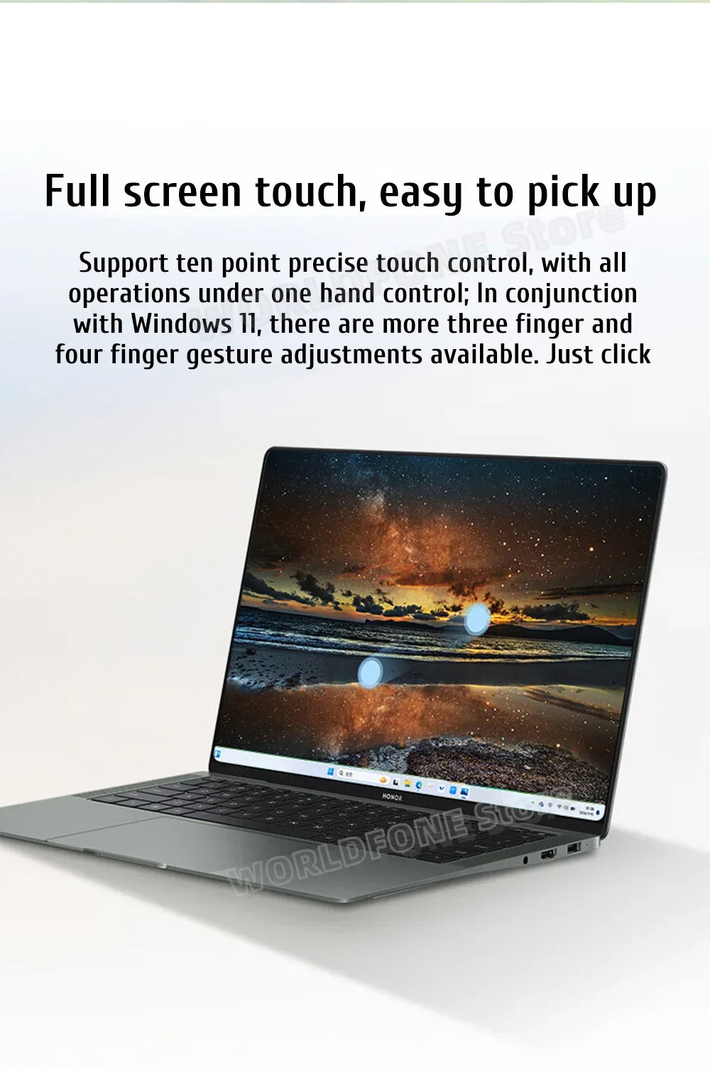 New HONOR 1kg Laptop MagicBook Art 14 2024 14.6"Inch 3.1K 120Hz OLED Touchscreen Intel Ultra 5 7 Computer PC Notebook Ultrabook
