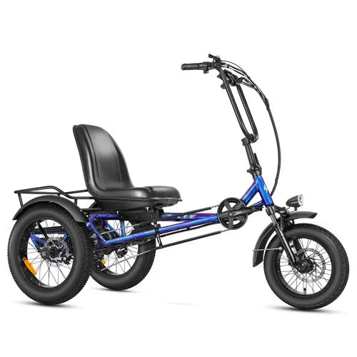 E-310 Plus Folding Electric Trike 750W 48V 20Ah 3 Wheel E-bikes