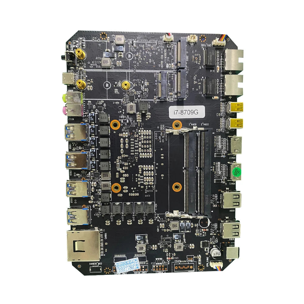 Radeon RX Vega M Mini Gaming PC i7 8709G 64GB M.2 NVME Wins 11 Gamer Mini Computer 2*HD 2*DP 8*USB 2*2.5G Lan Desktop PC