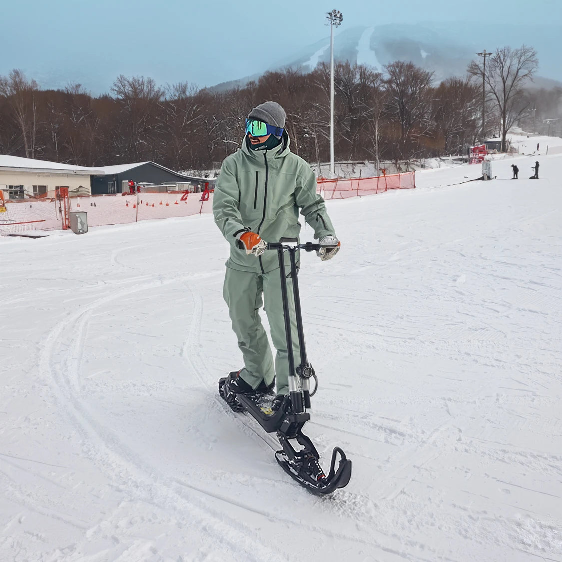 New Fashion 2024 Winter Off Road Kick electric snow scooter snowmobile for adults salecustomcustomcustomcustom