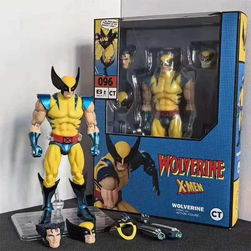 Ct Toys Wolverine Action Figure Deadpool Mafex 096 Figure Mafex 138 X Men Comic Version Figurine Collection Model Toys