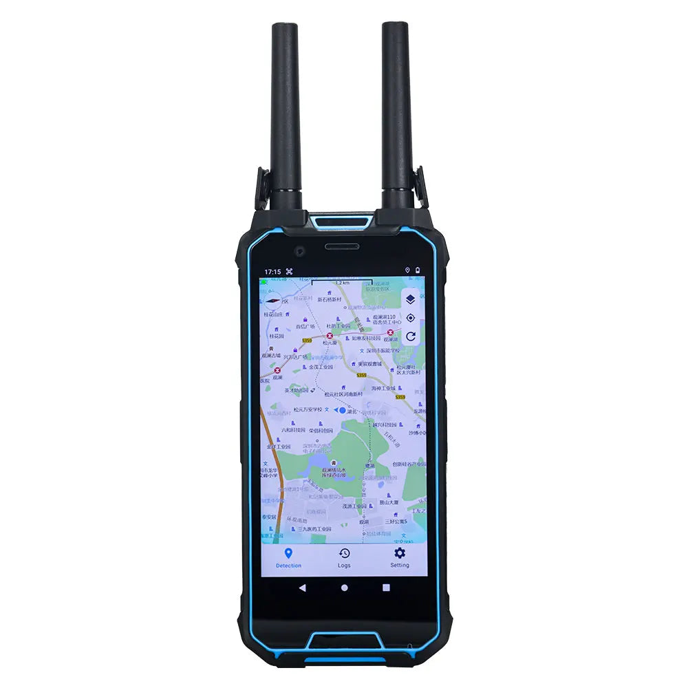 Drone Detector 300MHz-6GHz Handheld 1-3 Km UAV Positioning Equipment and Detection FPV Drone Detector for DJI