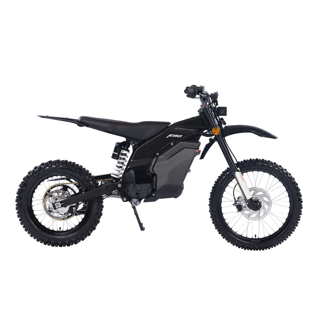 STLF Competition Standard CAOFEN Dirt Bike F8 72V 30-60Ah 12000W 85KM Mid Drive Off-road Road Legal Electric Dirt Motorcycle