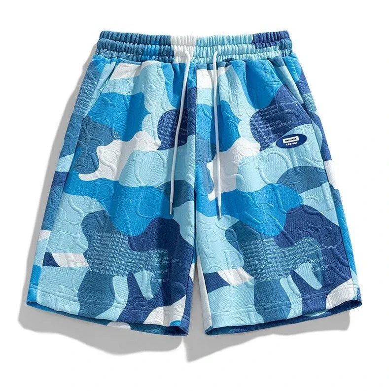 Male Short Pants Baggy Hiphop Loose Wide Men's Shorts Blue Anime Hot Deals Korean Style Xxl Designer Essential Y2k Small Size Xl