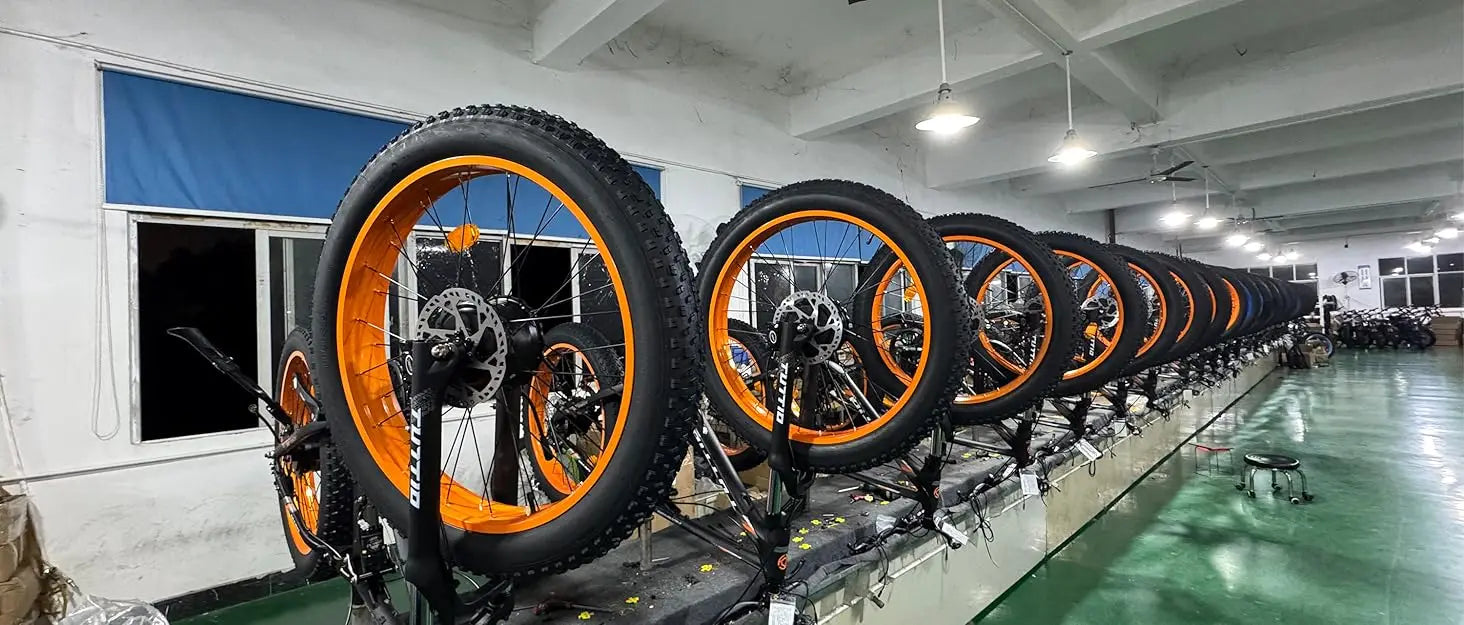 26 Dual Motor Electric Bike for Adults, 5000W Peak 210NM 40-46MPH Fast E-Bike, 52V 25AH Motorcycle, 32-90 Miles, 26