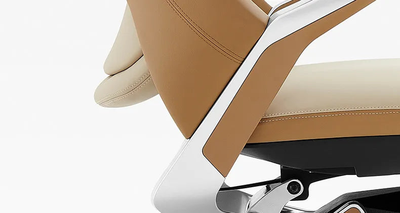 Computer Relaxing Office Chair Ergonomic Mobile Wheels Leather Office Chair Backrest Modern Sillas De Oficina Library Furniture