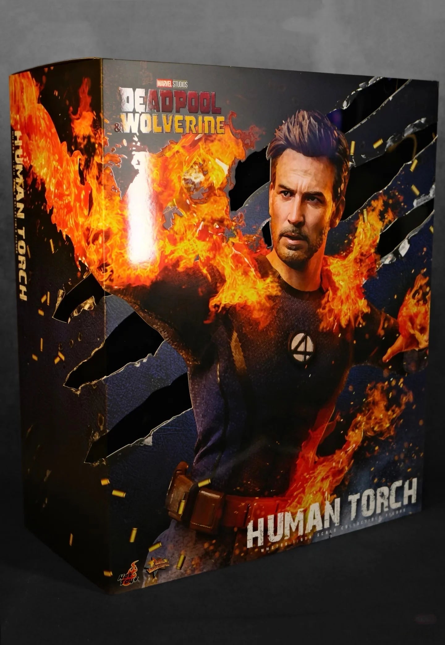 Hot Toys Deadpool & Wolverine Human Torch Mms789 1/6 Scale Collectible Figure Anime And Movie Merchandise Perfect Holiday Gift