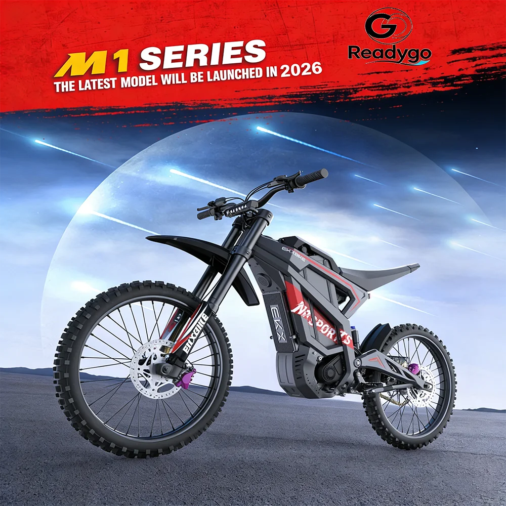 EKXBike M1 Adult Electric Motorcycle 16.8KW Peak Mid-Motor 72V/50AH Removable Battery 100KM/H Off-Road E-MTB