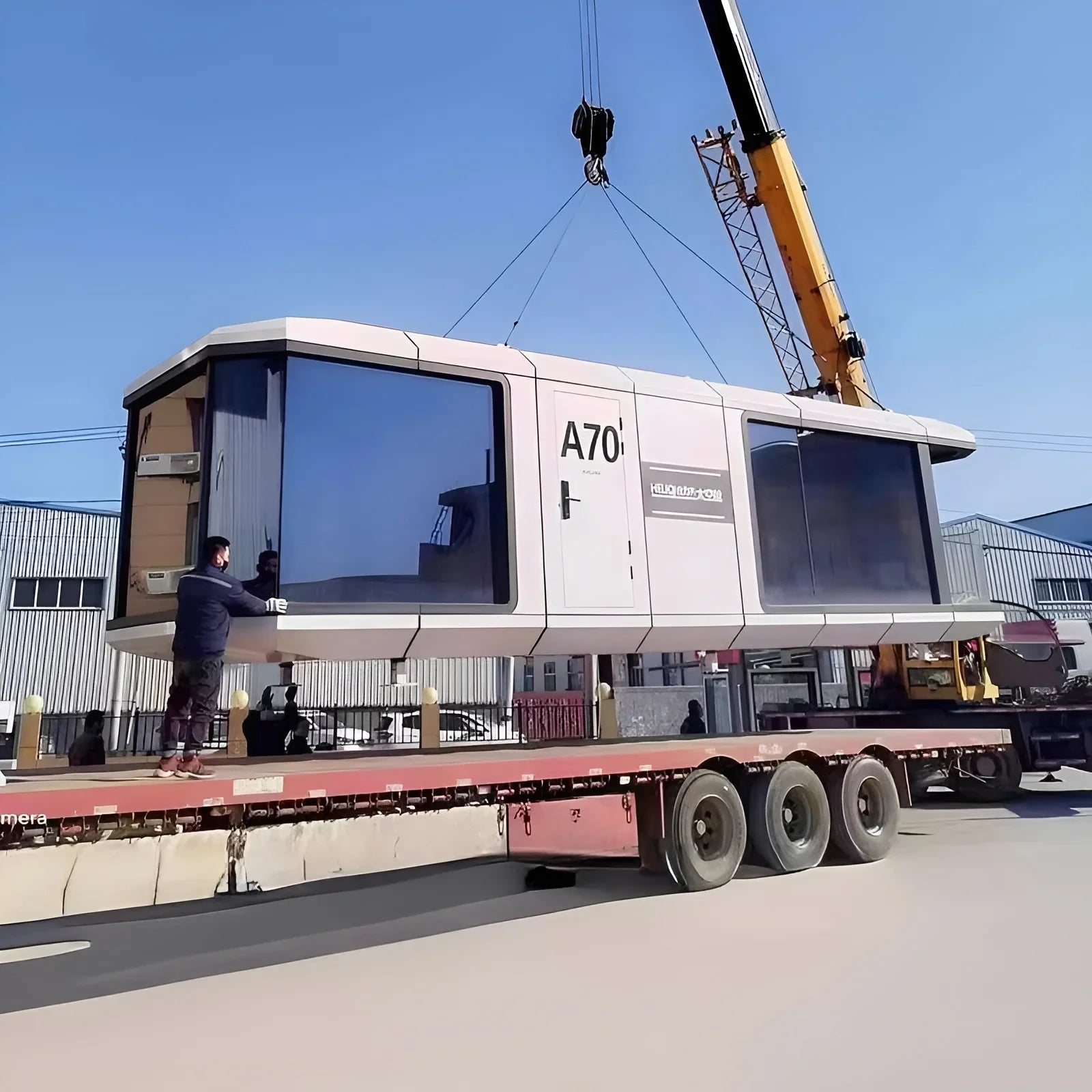 A for Space Capsule Homestay Mobile Room Custom Creative Hotel Micro Residence Villa Scenic Area Apple Capsule House