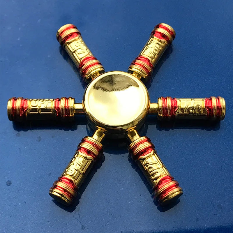 Fidget Spinner Anime Game Cartoon Fingertip Gyroscope Metal Zinc Alloy Mute Hand Spinner Smooth Electroplate Stress Relief Toys